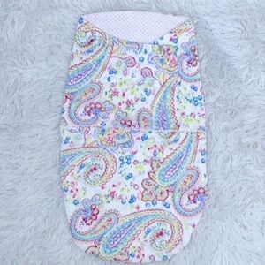 Handmade flannel new born baby swaddle